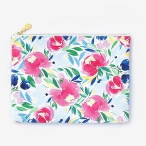 NWOT Emily Ley Floral Planner Pouch